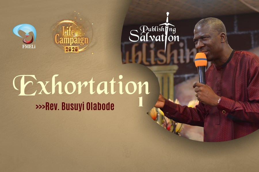 7. Exhortation - Rev. Busuyi Olabode