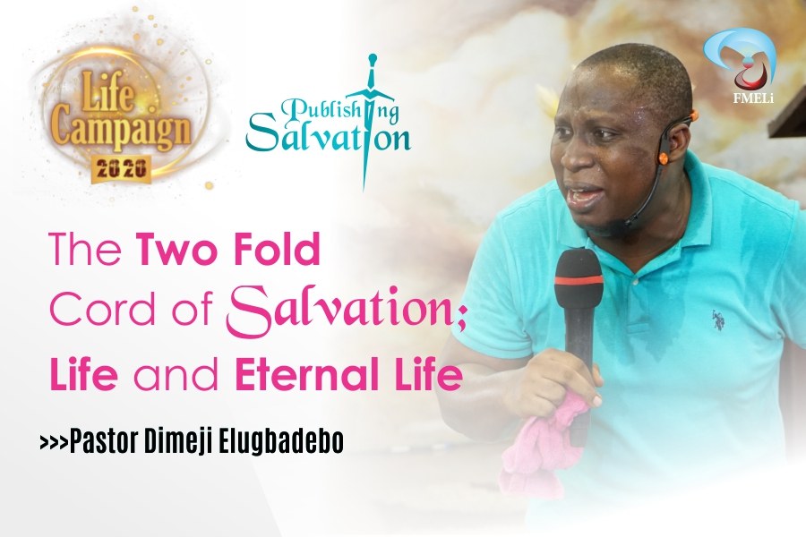 THE TWO FOLD CORD OF SALVATION LIFE AND ETERNAL LIFE