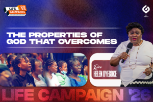 25. The Properties of God that Overcomes - Rev. Helen Oyegoke