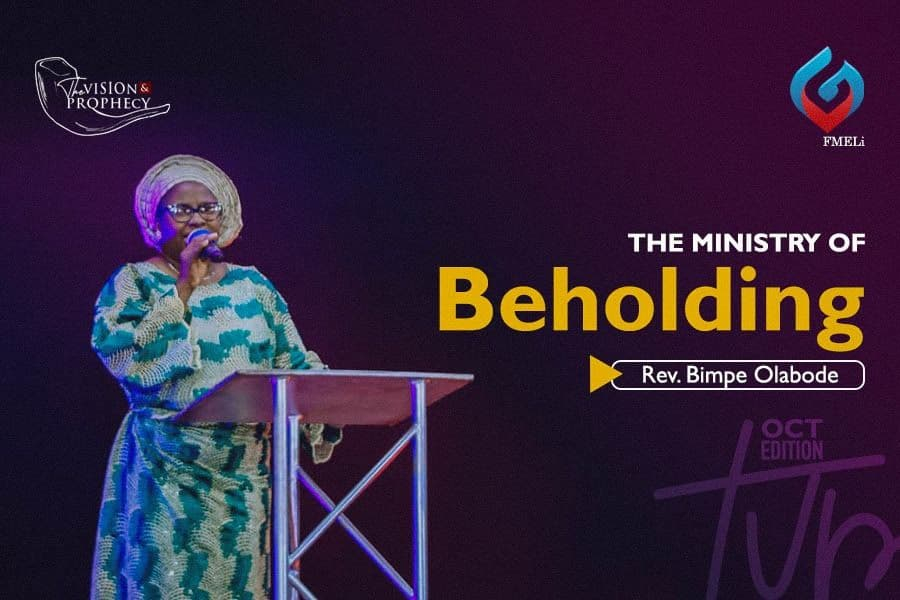 the ministry of beholding