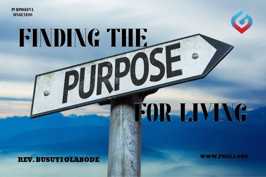 finding the purpose for living