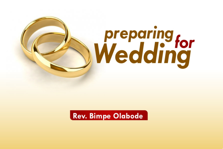 PREPARING FOR WEDDING